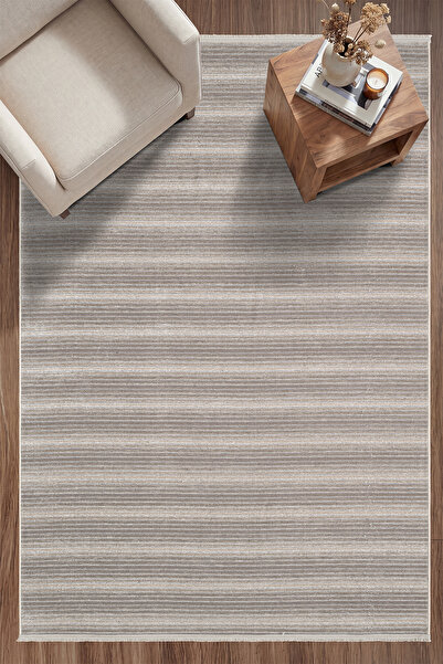 SANRUGS Home & Living NAPOLI Renk Efektli Elit Şönil Dokuma Kilim, Kaymaz Tab...
