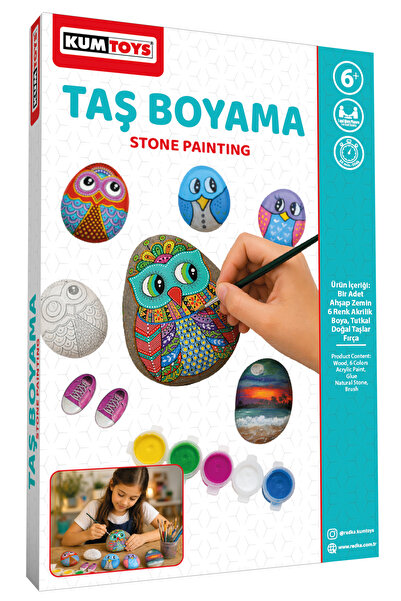 Redka/KumToys Kumtoys Tas Boyama El Beceri Zeka Oyunları