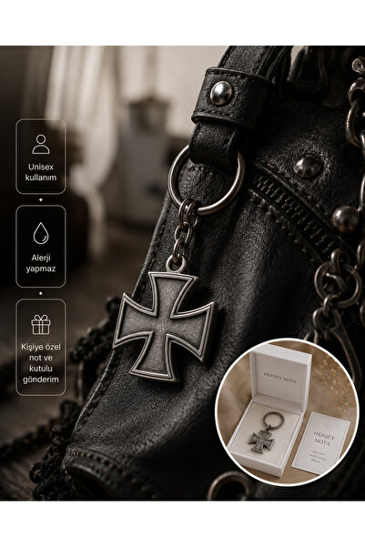 Herşey Nota Siva medalja sa gvozdenim krstom iz 1939. godine, unisex Privezak...