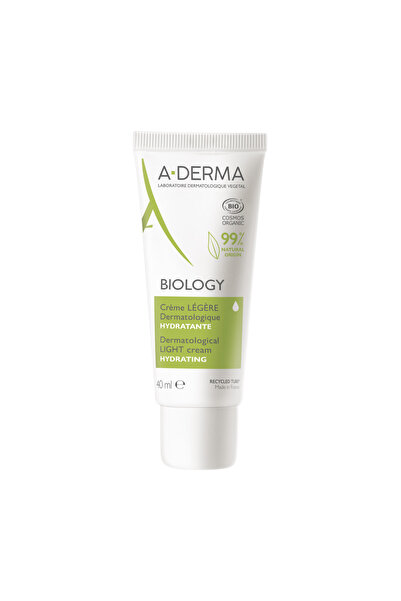 A-DERMA BIOLOGY cremă facială ușoară hidratantă 40 ml