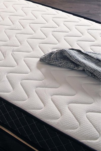 Niron Yatak Niron Premium Katlanır Yatak 90x200 cm Paket Yaylı Lüks Yatak ve Kaydırmaz Kumaş Kaplı Karyola