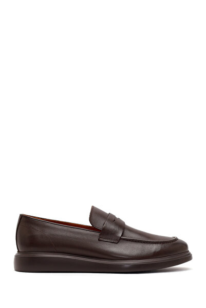 Derimod Erkek Kahverengi Deri Ayakkabı, Casual Loafer 26SFD790118