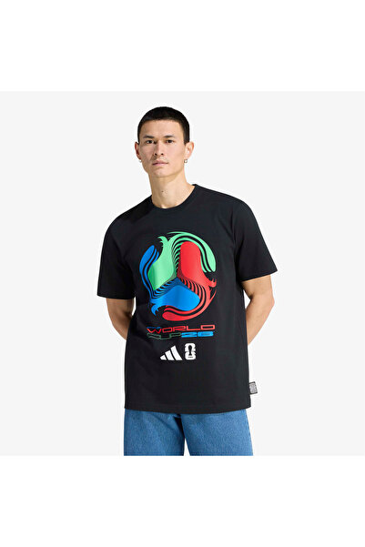 adidas تي شيرت أسود للرجال من World Cup Tour