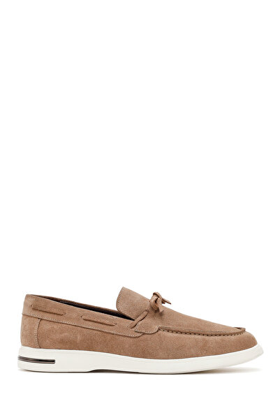 Derimod Erkek Vizon Süet Deri Ayakkabı, Casual Loafer 26SFD670810
