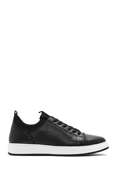 Derimod Men's Black Lace-Up Leather Sneaker 25Sfd 632918