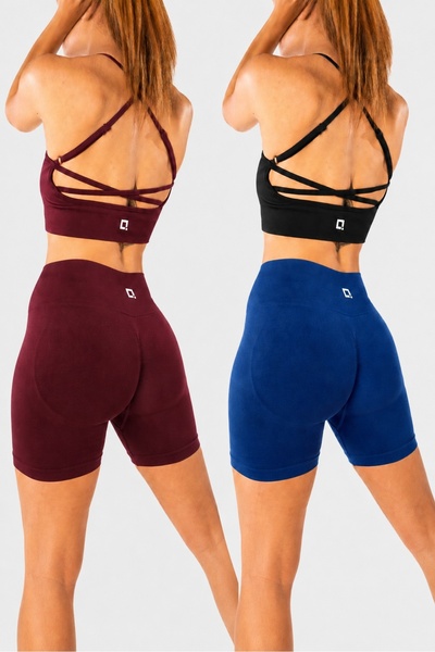 HARSFIT 2’Lİ BRIZA SEAMLESS SCRUNCH YÜKSEK BEL SPOR ŞORT PAKETİ