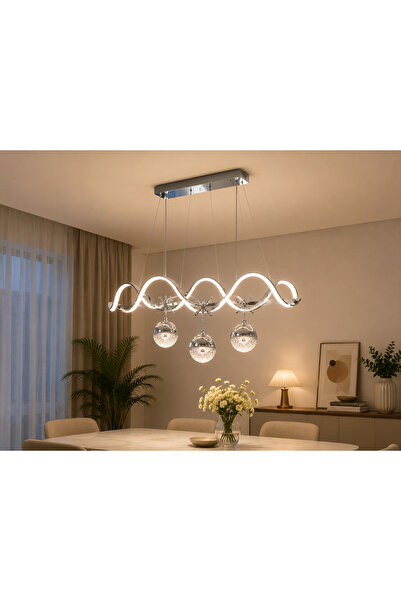 avizeen Alyans Gold Premium Krom Kaplama 24W Led Avize