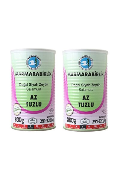 MarmaraBirlik Marmara Bırlık Zeytın Sıyah 800Gr Aztuzlu Hususı S 291/320
