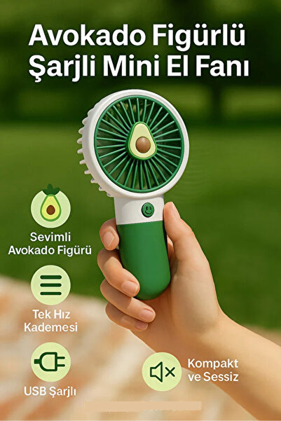 VİORA LENSE Şarjlı Mini Taşınabilir El Fanı - Sessiz USB Masaüstü Vantilatör ...