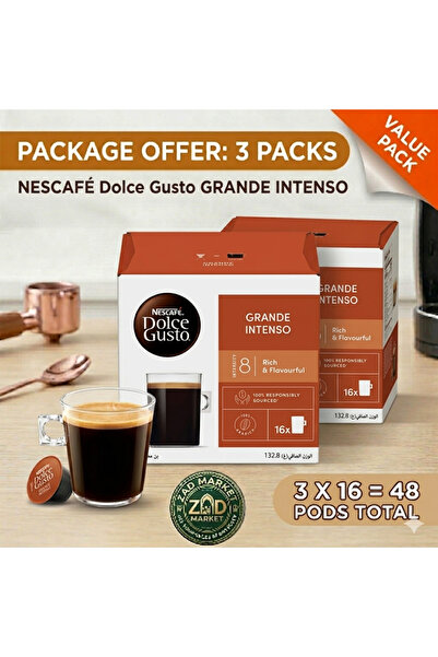 NESCAFÉ DOLCE GUSTO Nescafe Dolce Gusto Gran Deluxe Intenso Offer (3 Packs) ...