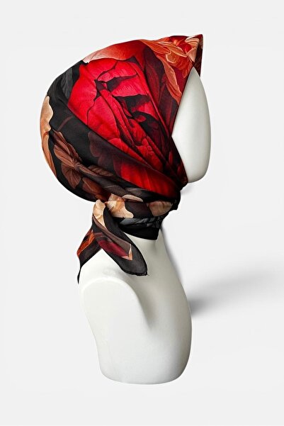 ESSLERA Floral Patterned Soft Scarf