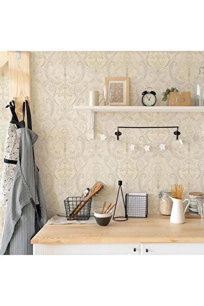 Adawall Tropicano 9901-2 Damask Desenli Vinil Duvar Kağıdı