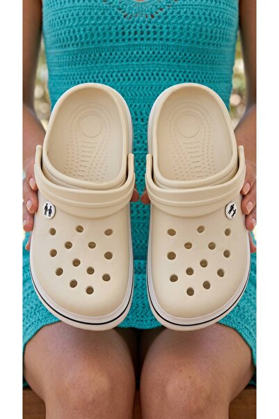 Beyond Papuci unisex bej Crs cu față închisă 3cm BYNDCROCS01