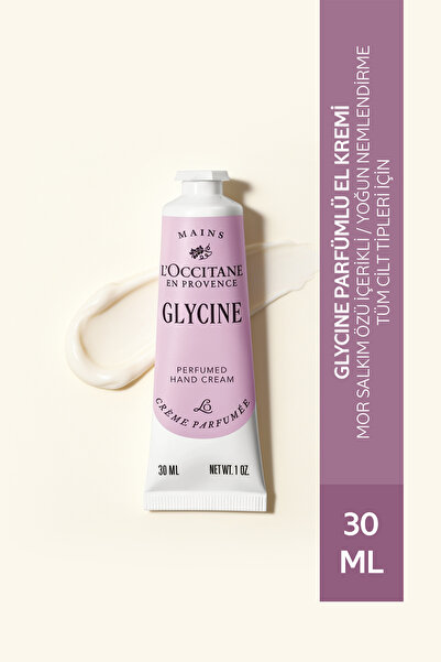 L'Occitane Glycine Parfümlü El Kremi, Mor Salkım Özü İçeren Besleyici ve Neml...
