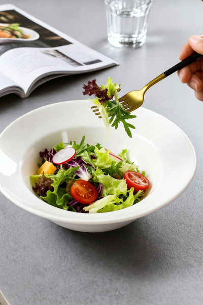 Çeyizhane Verde Serisi 29 cm Salata & Makarna Sunum Tabağı Geniş Çukur Servis...