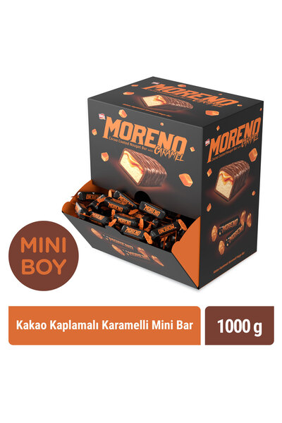 Bifa Moreno Kakao Kaplamalı Karamelli Mini Bar 1000 gr