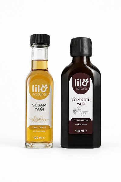 Lilo Natural Çörek Otu Yağı ve Susam Yağı Seti