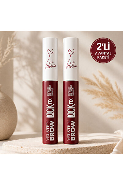 velstein Paris Brow Fixer 7 ml 2-Pack Advantage Package – Transparent Eyebrow...