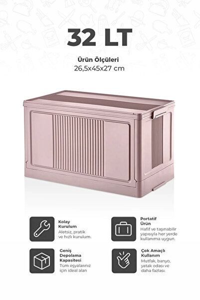 Kitchen Life Tekli İstiflenebilir Portatif Katlanabilir Çok Amaçlı Organizer ...