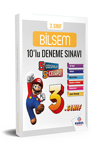 Kurul Yayıncılık 2026 3.sınıf Bilsem Hazırlık 10 Deneme Sınavı Çözümlü