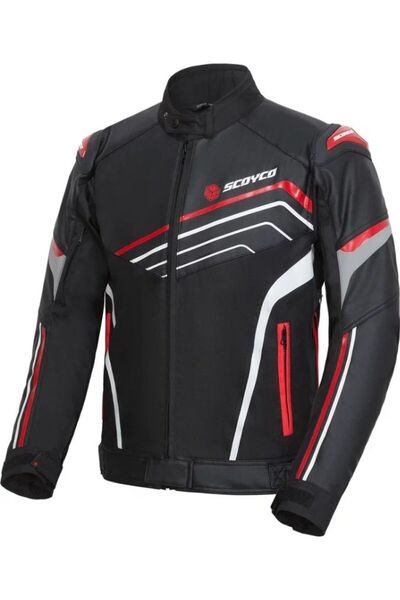 MOTOANL Motorcycle Coat Full Protected 4 Seasons Maxdura 600-D Fabric And Lea...