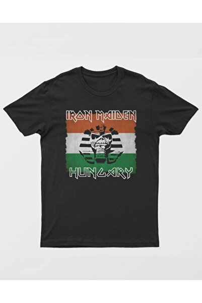 buzagi tasarım ürünleri تي شيرت Iron Maiden عادي للجنسين
