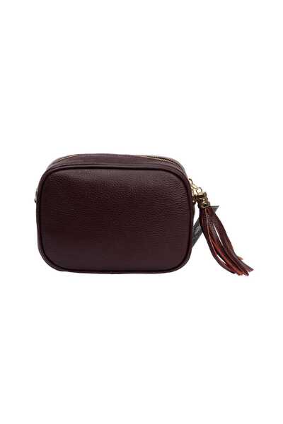 TORO NERO Geantă de damă Little Secret din piele naturală bordo