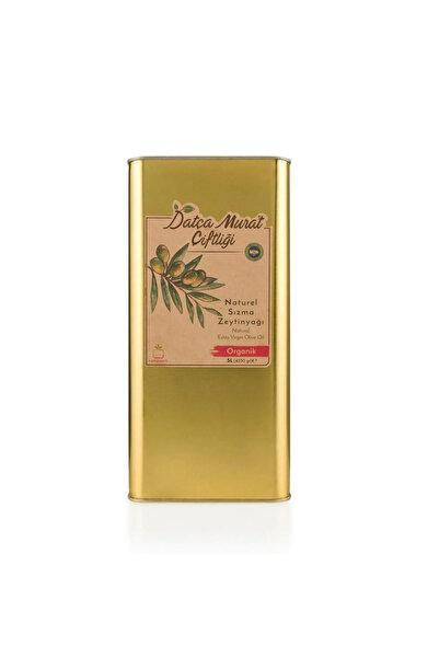Datça Murat Çiftliği Organik Naturel Sızma Zeytinyağı Teneke 5 lt