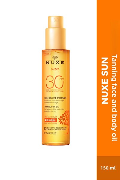 Nuxe Huile Bronzante Υψηλή Προστασία Spf 30 150 ml 3264680007019