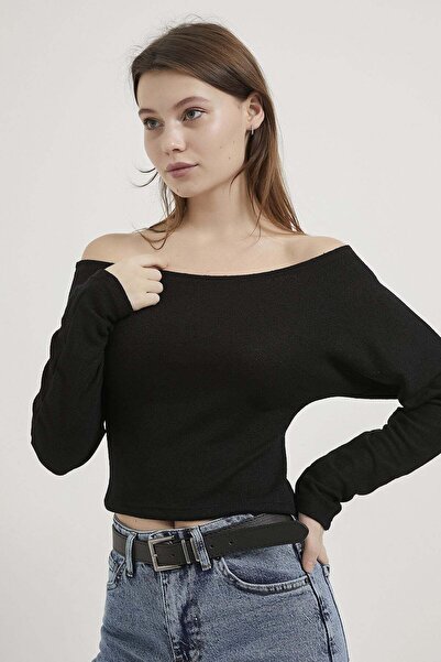 Arma Life Armalife 1629 boat neck crop flexible women's blouse