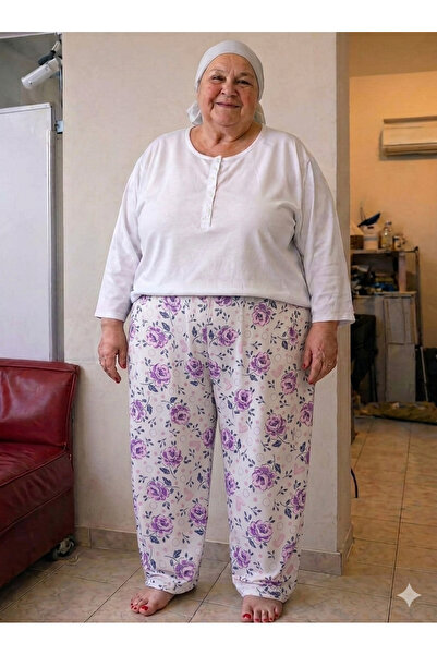 CNG MODA Büyük Beden Anne Yazlık Pijama Altı