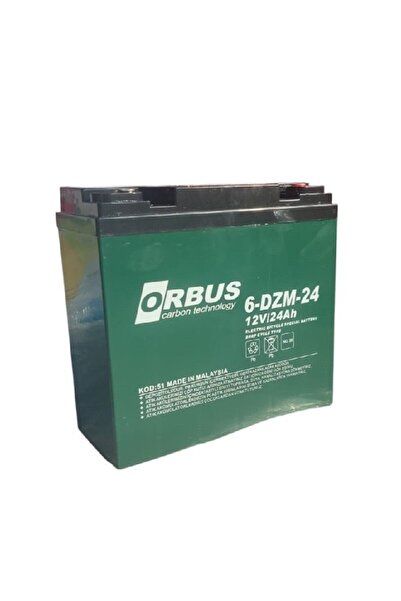 ORBUS 12V 24 AMPER (DİK) ELEKTRİKLİ BİSİKLET AKÜSÜ 6'LI PAKET