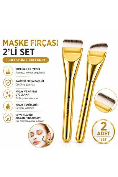 PİRAYE AKSESUAR Maske Fırçası Ultra İnce Kıllar & Yüksek Kalite Mask Brush 2 ...