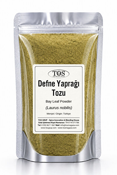 TOS The Organic Spices Defne Yaprağı Tozu 50 gr (1. Kalite) Laurus nobilis / ...