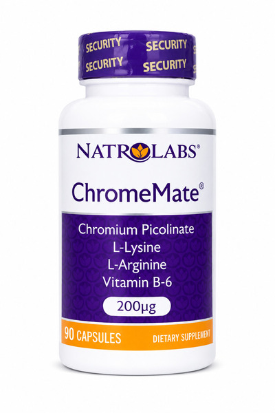 NATROLABS ChromeMate Krom Takviyesi 90 Kapsül | Metabolizma ve Enerji Desteği