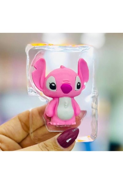 Gökkuşağı Sepeti Stitch figured eraser pencil sharpener cute stationery product