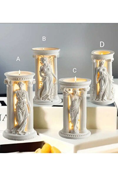Natural Soy Ancient Greek Roman Goddesses Candle Decorative Antique Candle