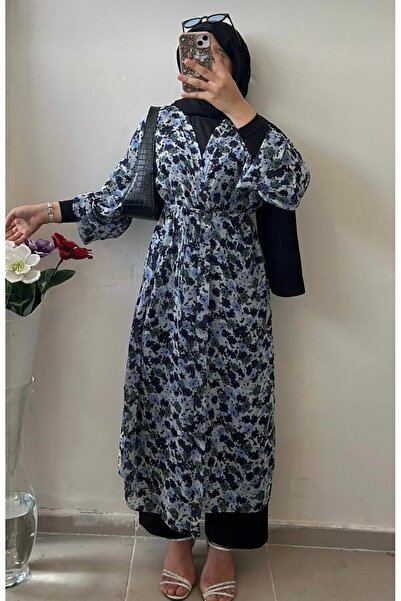 DİLEKBUTİK yeşil pareo plaj kimono tesettür kimono