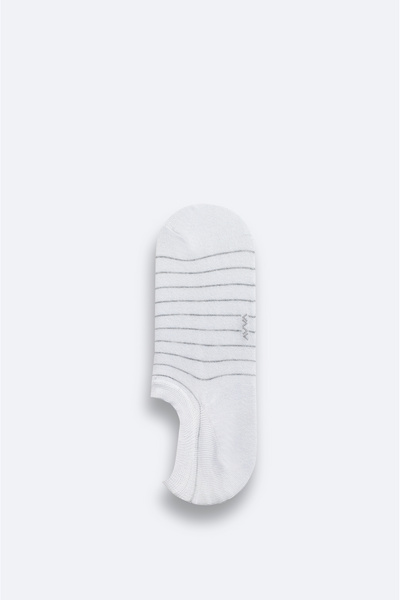 Avva Erkek Beyaz Pamuklu Sneaker Çorap A51Y8502