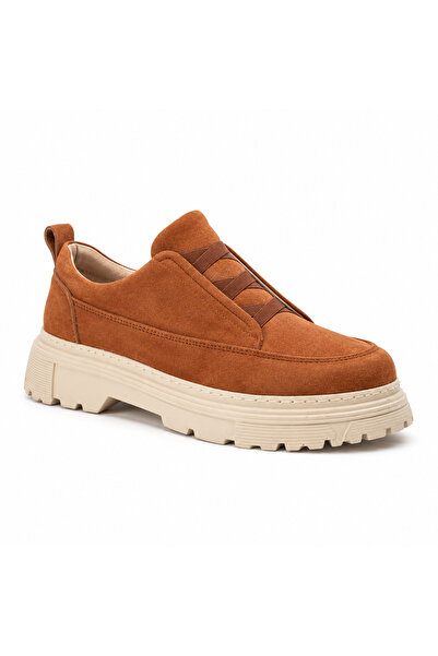 BESKAR KB 703 Kuback Pantofi casual pentru bărbați din piele intoarsa maro