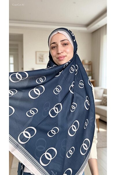 Lunara ÇİFT HALKA DESEN PAMUKLU ŞAL