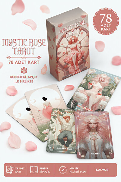 Luxmon Mystic Rose Tarot Destesi Seti ve Kullanım Kılavuzu