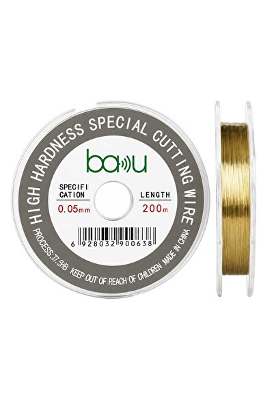 Baku 0.05mm 200 Metre Yüksek Mukavemetli Profesyonel LCD Ekran Ayırma Çelik Teli