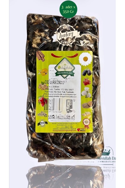 ABDULLAH DAĞ Hatay Yöresinden Doğal Ye Mahsul Demir Hindi Demirhindi 350 gr x...