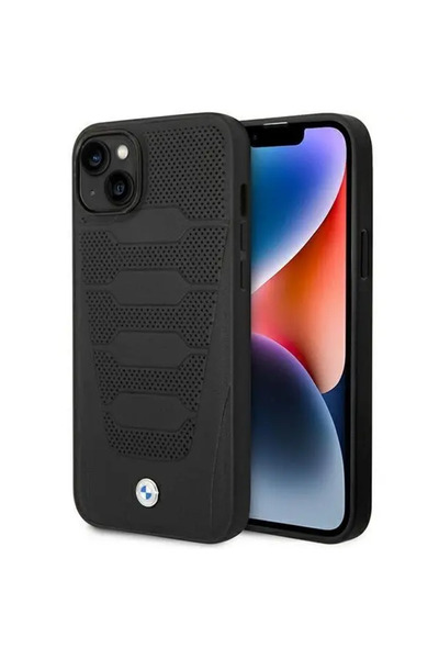 BMW Калъф BMHCP14S22RPSK iPhone 14 6.1 "   черно/черно кожено седалки с ...