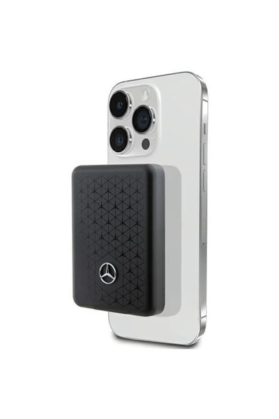 MERCEDES 3000mAh, 5W, Magsafe, 1xUSB-C, Baterie indicator, Negru