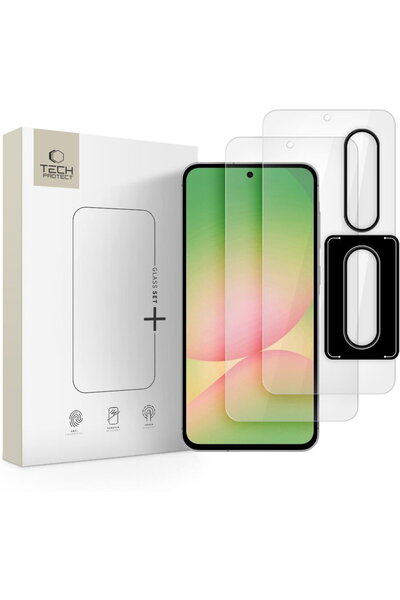 Tech-Protect Σετ για Galaxy A36 / A56 5G, πλήρης προστασία, διαφανές