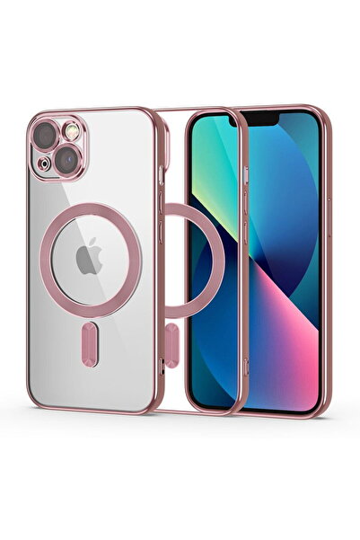 Tech-Protect Magshine Θήκη MagSafe για iPhone 13, Συμβατή με MagSafe, Ροζ Χρυσό