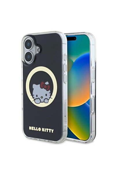 Hello Kitty Husa pentru iPhone 16 - Hardcase IML Sweet Kitty MagSafe (HKHMP16...