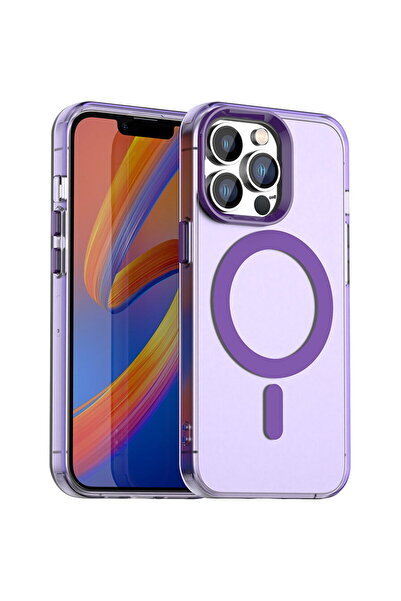 Techsuit Husă pentru iPhone 13 Pro Max - CandyCase MagSafe - Mov